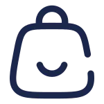 Bag Smile SVG Icon
